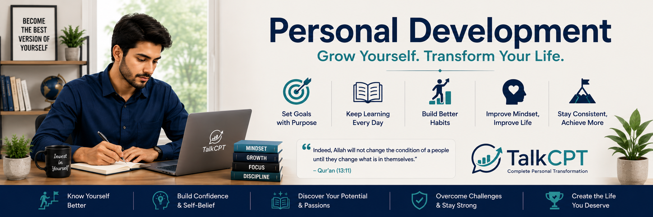 PERSONAL DEVELOPMENT: A COMPLETE GUIDE TO UNLOCKING YOUR POTENTIAL AND LIVING WITH PURPOSE